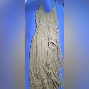 Olive Sim & Sam summer mock wrap dress (XS)